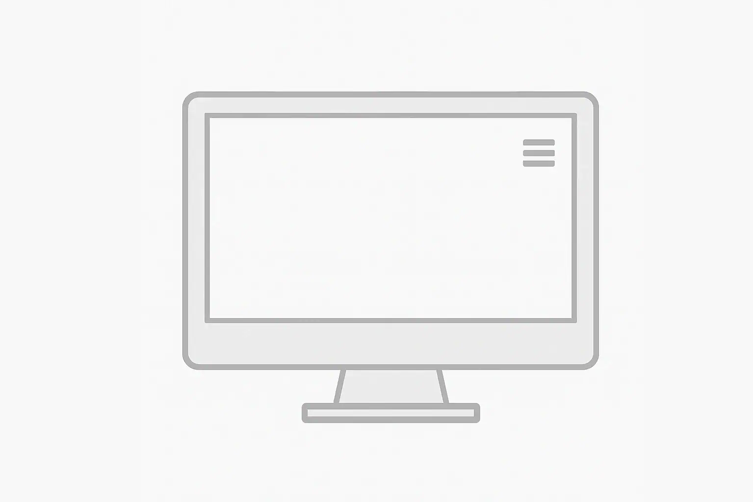 hamburger menu na pc