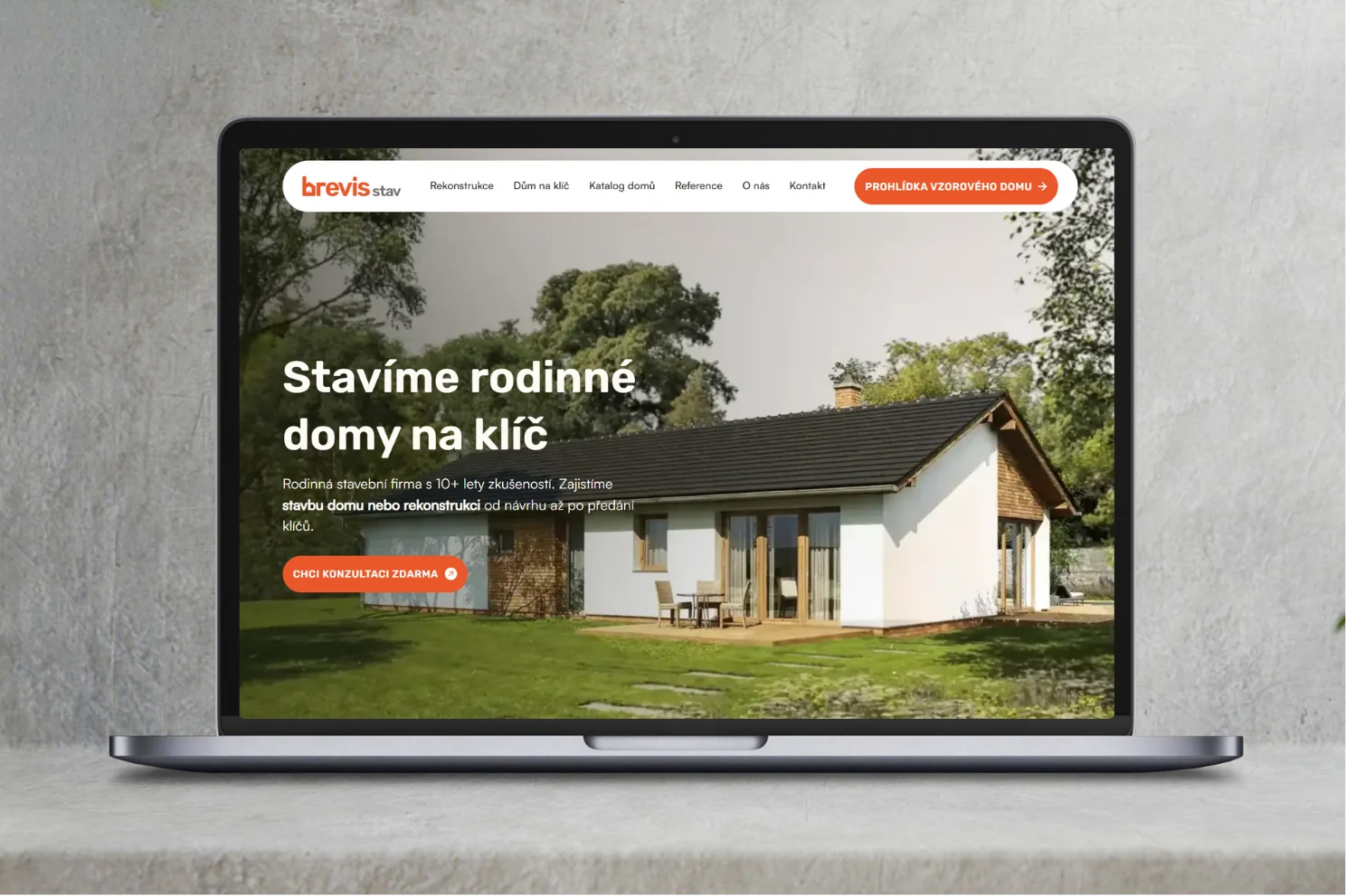 Tvorba webu pro stavební firmu